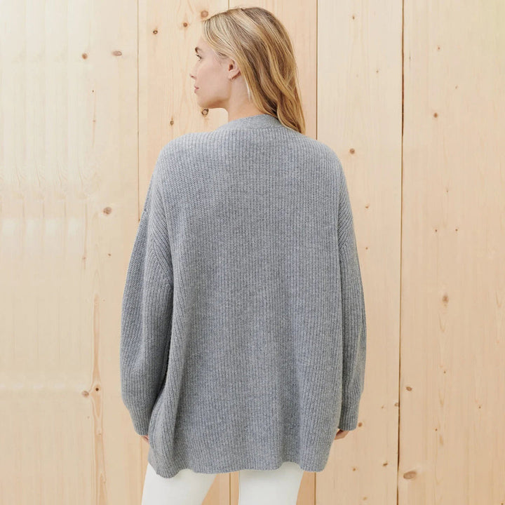 Sienna | Oversized Open Front Cashmere Cardigan