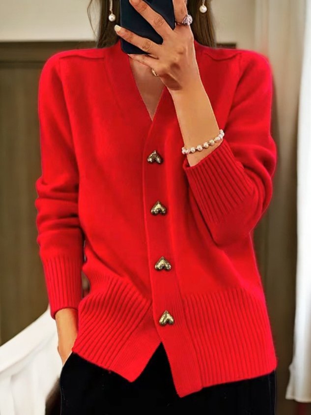 Liora | Effortless Long Knit Cardigan Open Front